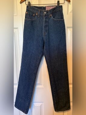 Vintage 1993 Levi's 26501 High Rise Women's 501 Size 29 x 34 / Fits 25 26